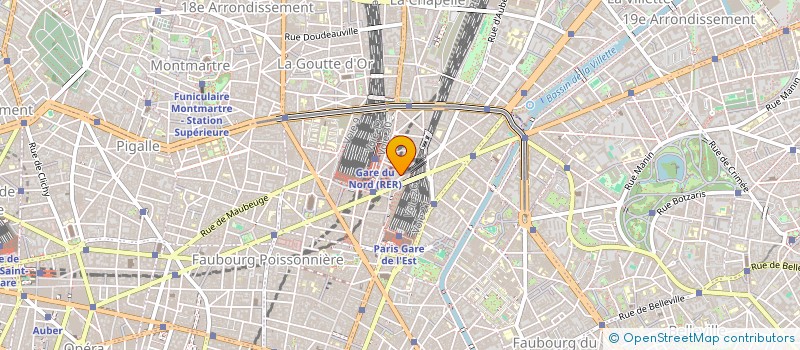 localisation de l'entreprise ECO 5  PARIS