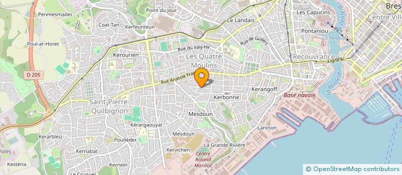 localisation de l'entreprise ECO-ACTION à BREST