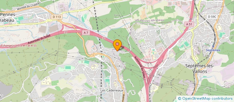 localisation de l'entreprise ECO'ACTION à SEPTEMES-LES-VALLONS