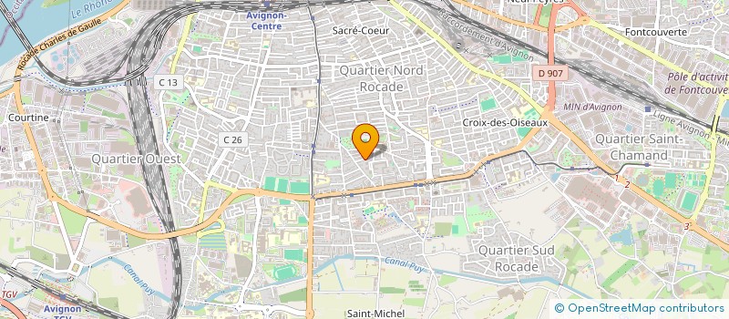 localisation de l'entreprise ECO ALIM SOLIDAIRE à AVIGNON