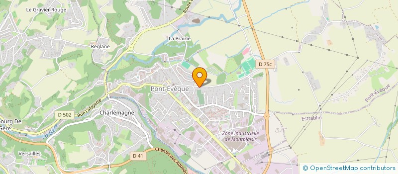 localisation de l'entreprise ECO ALPAGE  PONT-EVEQUE