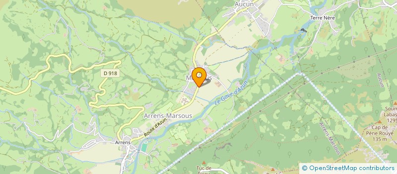 localisation de l'entreprise ECO-ALTITUDE  ARRENS-MARSOUS