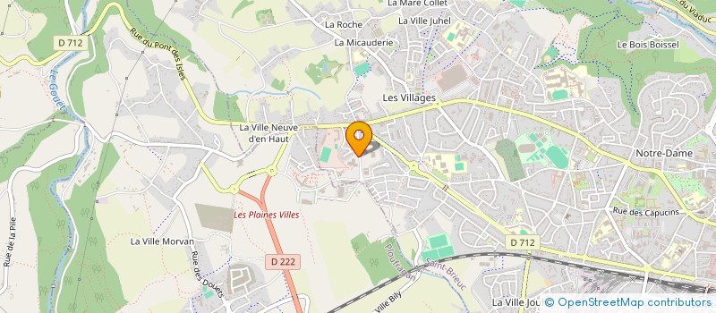 localisation de l'entreprise ECO AMENAGEMENTS PLAINES VILLES à SAINT-BRIEUC