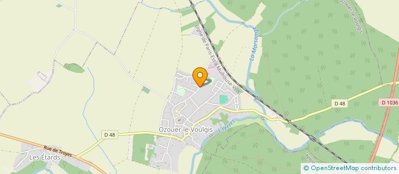 localisation de l'entreprise ECO-AMENAGEMENTS SARL  OZOUER-LE-VOULGIS