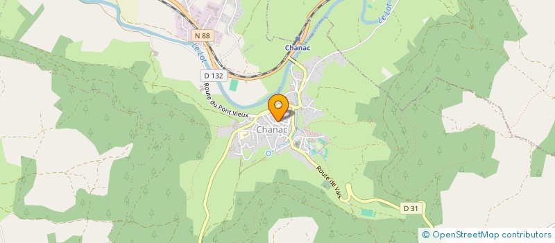 localisation de l'entreprise ECO AMPERES TECHNOLOGIE  CHANAC