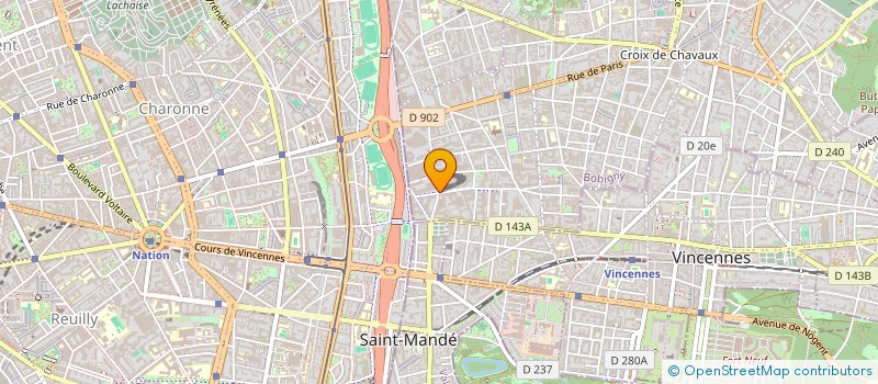 localisation de l'entreprise ECO AUDIT ENERGIE à MONTREUIL