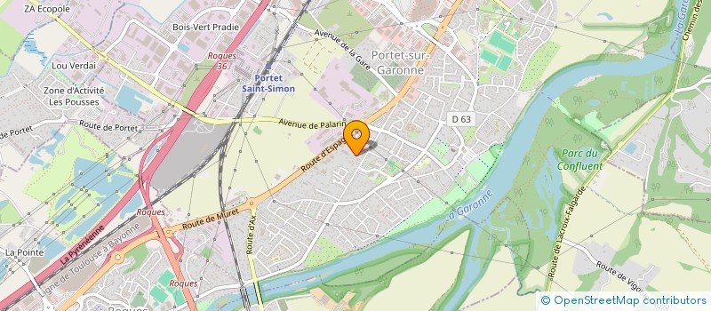 localisation de l'entreprise ECO AUTO  PORTET-SUR-GARONNE