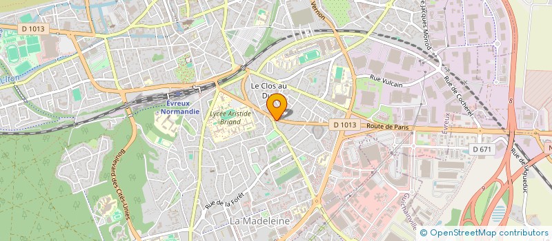 localisation de l'entreprise ECO AUTO  EVREUX