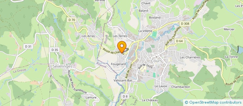 localisation de l'entreprise ECO AUTOMOBILE NORD.SUD  COURS