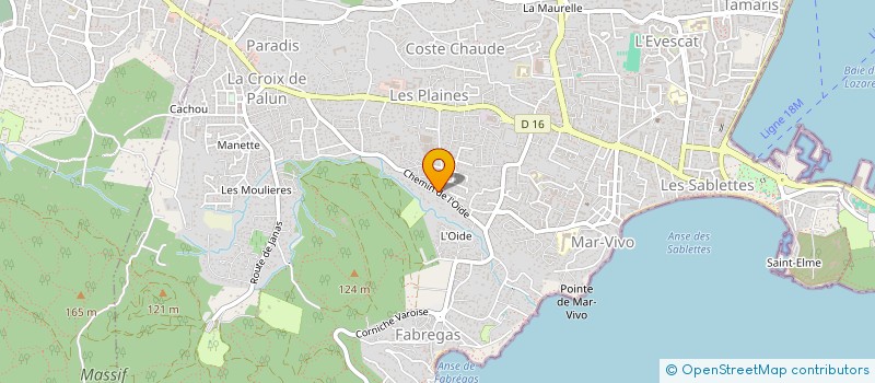 localisation de l'entreprise ECO AZUR ENERGIE à LA SEYNE-SUR-MER
