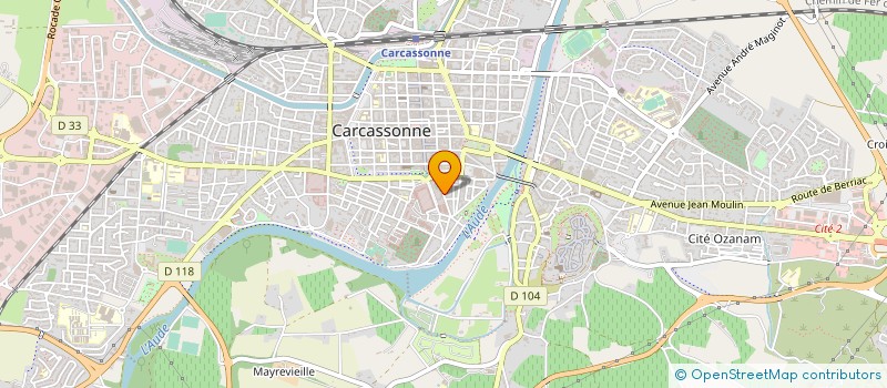 localisation de l'entreprise ECO BAT 34 à CARCASSONNE