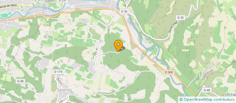 localisation de l'entreprise ECO BAT  SAIGNON