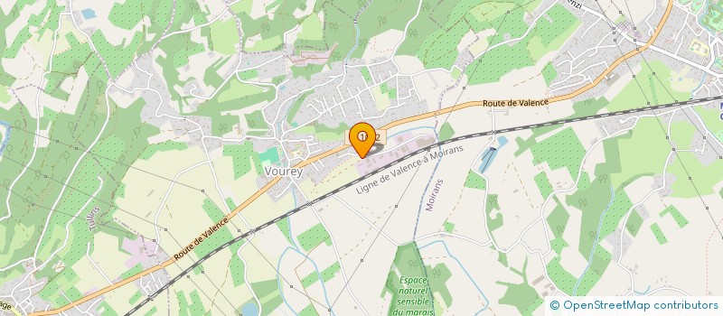 localisation de l'entreprise ECO BAT à VOUREY