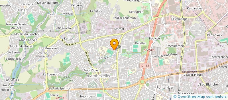 localisation de l'entreprise ECO BAT à BREST
