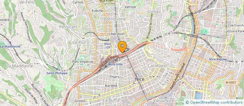localisation de l'entreprise ECO BAT à NICE