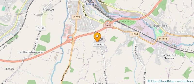 localisation de l'entreprise ECO BAT  LISIEUX