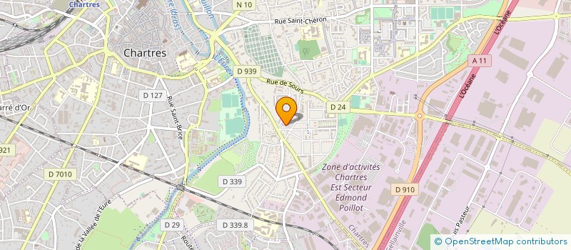 localisation de l'entreprise ECO BAT à CHARTRES