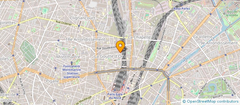 localisation de l'entreprise ECO BAT  PARIS