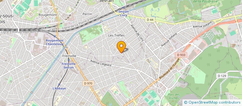 localisation de l'entreprise ECO BAT à SEVRAN