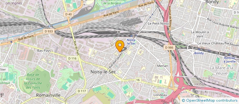 localisation de l'entreprise ECO BAT à NOISY-LE-SEC