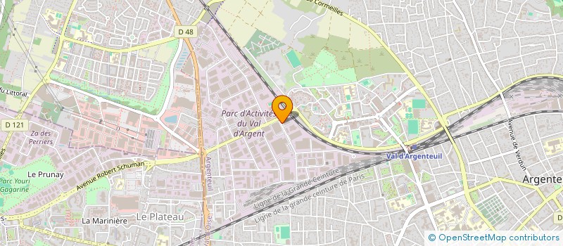 localisation de l'entreprise ECO BAT RENOVATION  ARGENTEUIL