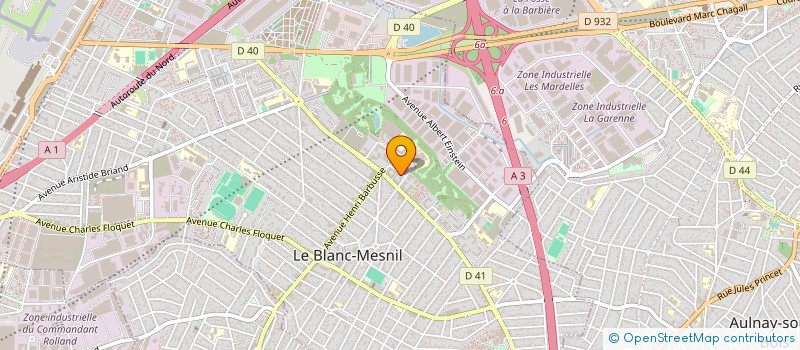 localisation de l'entreprise ECO BAT SARL à LE BLANC-MESNIL