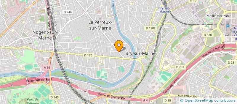 localisation de l'entreprise ECO BAT VDDZ  LE PERREUX-SUR-MARNE