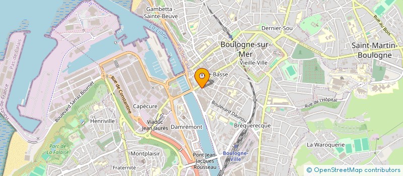 localisation de l'entreprise ECO-BATI  BOULOGNE-SUR-MER