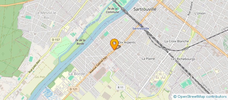 localisation de l'entreprise ECO BATI RENOV SOLUTION à SARTROUVILLE