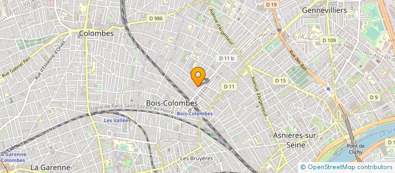 localisation de l'entreprise ECO-BATI RENOVATION à BOIS-COLOMBES