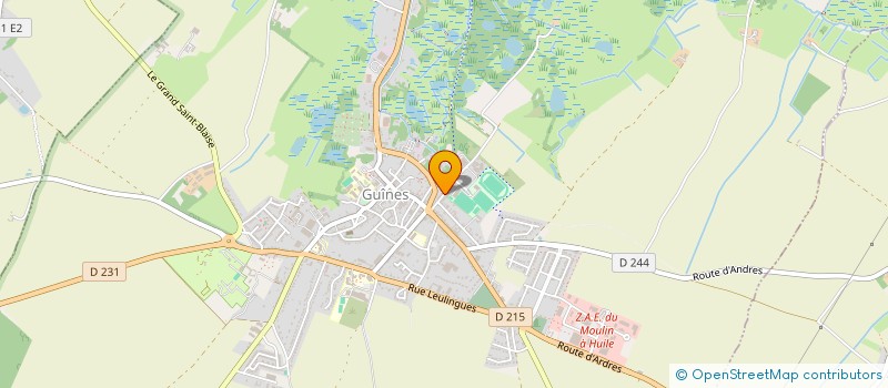 localisation de l'entreprise ECO BATIMENT  GUINES