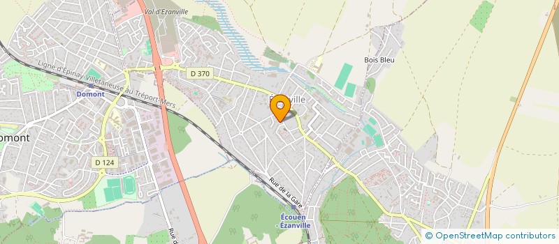 localisation de l'entreprise ECO BATIMENT à EZANVILLE