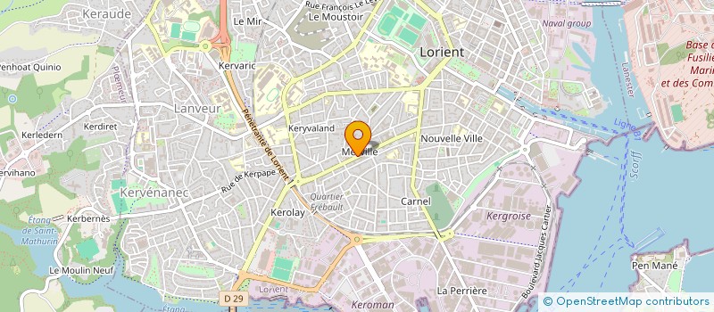 localisation de l'entreprise ECO BATIMENT  LORIENT