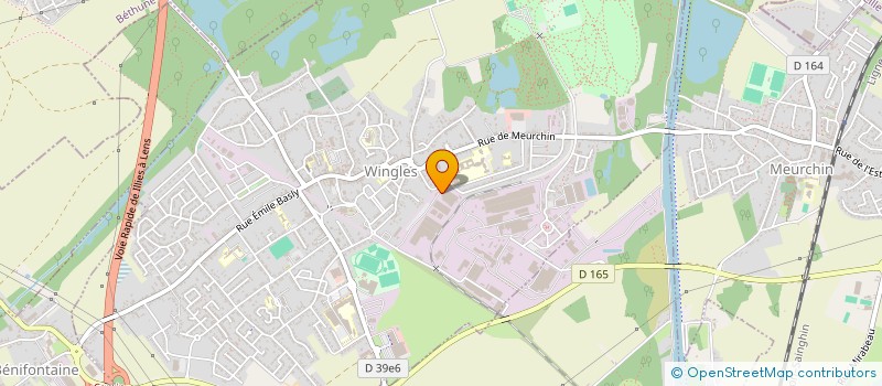 localisation de l'entreprise ECO BATIR 62  WINGLES