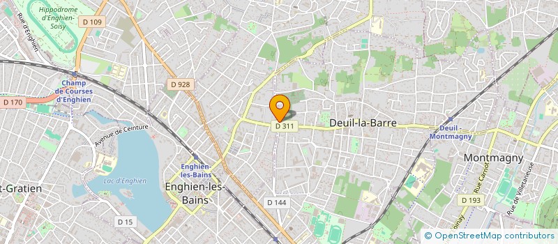 localisation de l'entreprise ECO-BIO à DEUIL-LA-BARRE