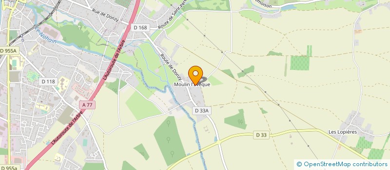 localisation de l'entreprise ECO BIO ENERGIE à SAINT-PERE