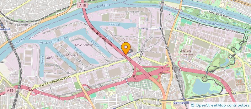 localisation de l'entreprise ECO BLOCS à GENNEVILLIERS