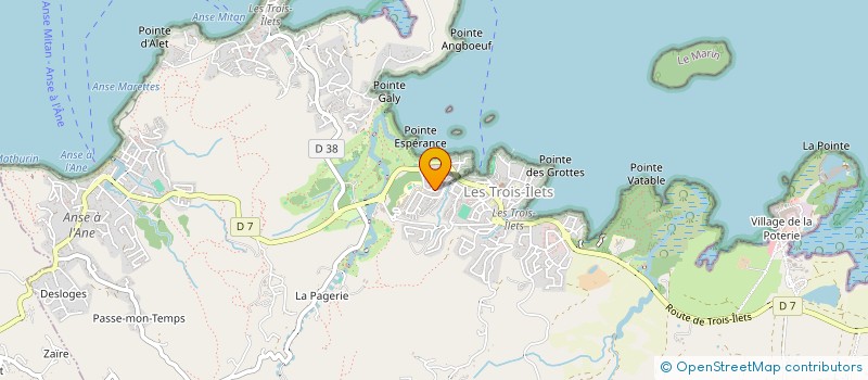 localisation de l'entreprise ECO BOAT CARAIBES à LES TROIS-ILETS