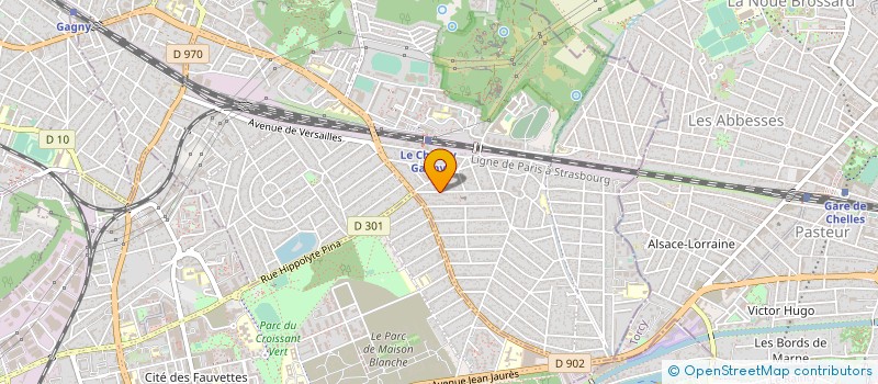 localisation de l'entreprise ECO BOIS  GAGNY
