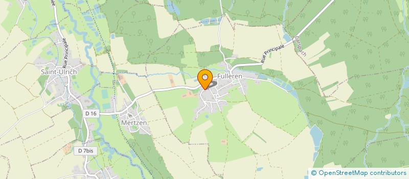 localisation de l'entreprise ECO BOIS ALSACE  HIRSINGUE