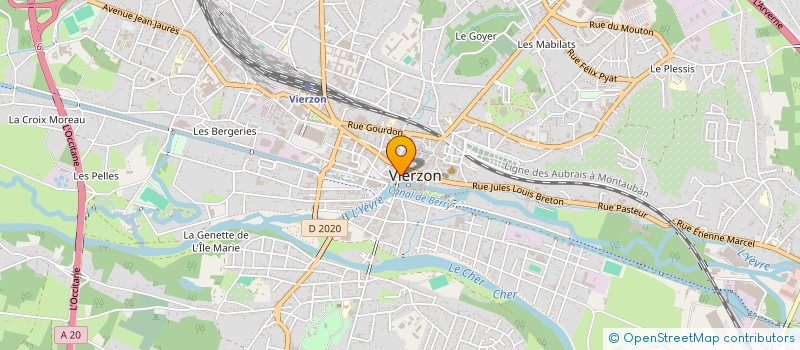 localisation de l'entreprise ECO BOIS CONCEPT à VIERZON