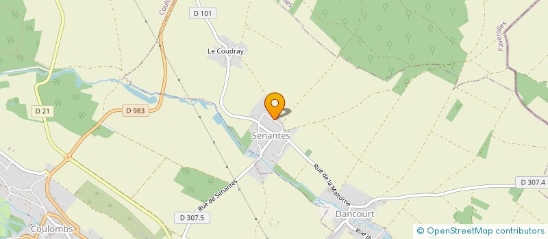 localisation de l'entreprise ECO BOIS PAYSAGE à SENANTES