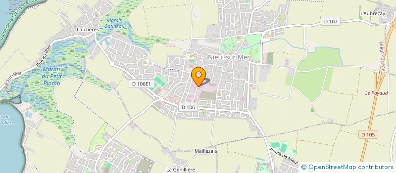 localisation de l'entreprise ECO BOX 17  NIEUL-SUR-MER