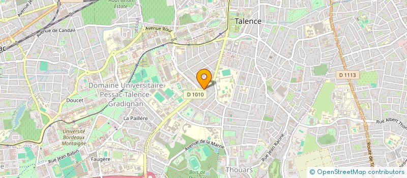 localisation de l'entreprise ECO-BRICO à TALENCE