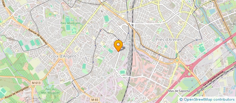 localisation de l'entreprise ECO BTP à MONTPELLIER