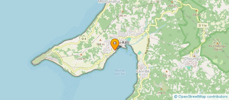 localisation de l'entreprise ECO-BTP MAYOTTE à KANI-KELI