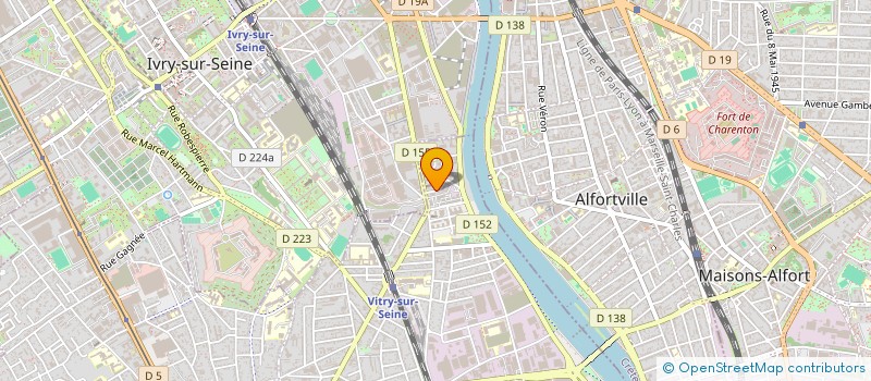 localisation de l'entreprise ECO BUILD CONCEPTION à VITRY-SUR-SEINE