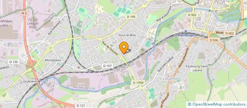 localisation de l'entreprise ECO BUILDING  LOUVROIL