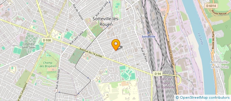 localisation de l'entreprise ECO BY DESIGN  SOTTEVILLE-LES-ROUEN