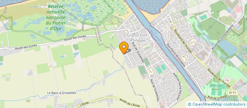 localisation de l'entreprise ECO'CAP  GRAND-FORT-PHILIPPE